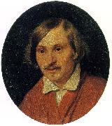 Alexander Ivanov Portrait of Nikolai Gogol oil painting artist